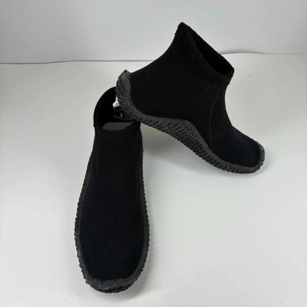 SCUBAPRO Delta Short 3 Men's US 8 Black Neoprene Slip-On Dive Boots Wetsuit Shoe